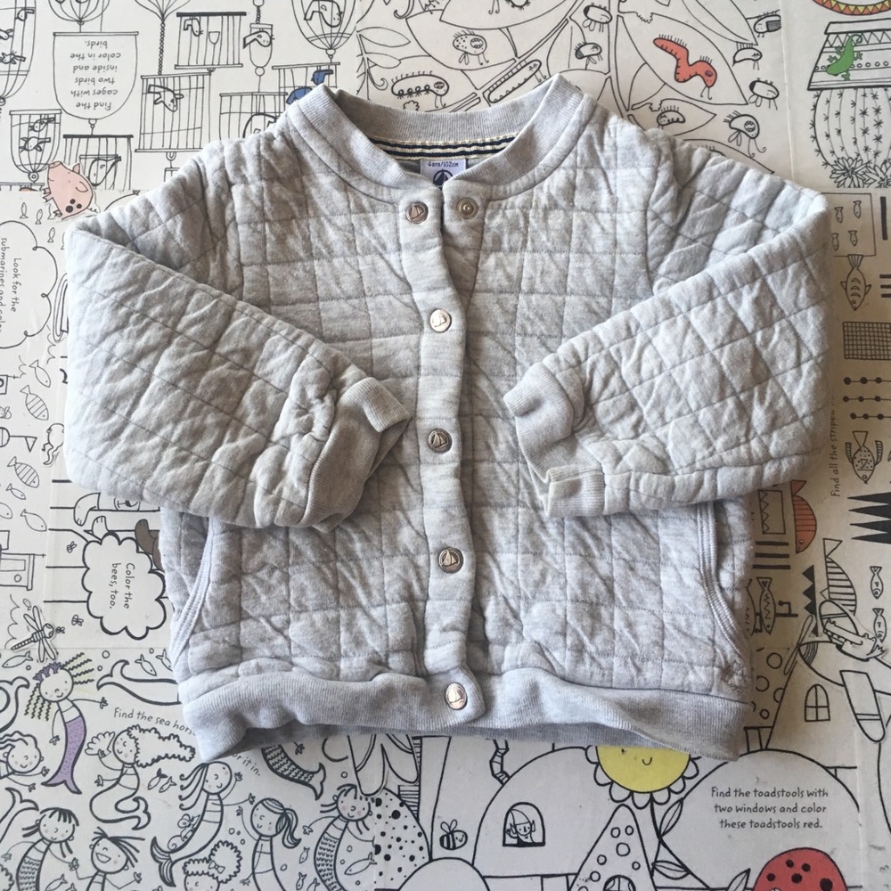Petit Bateau | Nice mixte grey jacket | 3T